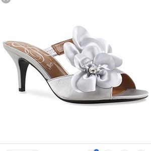 Stunning J. Renee Slip-on Satin Pump- 8 1/2 W